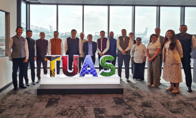 India’s Shipping Minister Sarbananda Sonowal Visited PSA’s Tuas Port