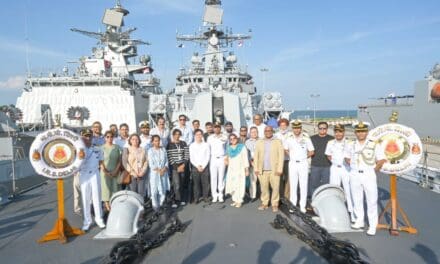 Indian Naval Ships Call at Singapore for Goodwill Visit