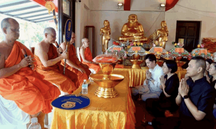 Thai Embassy Joins Kathina Robe Offering Ceremony at Kancanarama Buddhist Temple