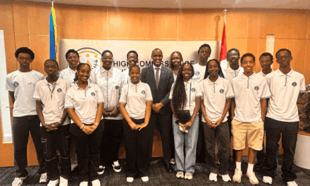 Rwanda High Commissioner Welcomes Student Delegation on Educational Visit to Singapore