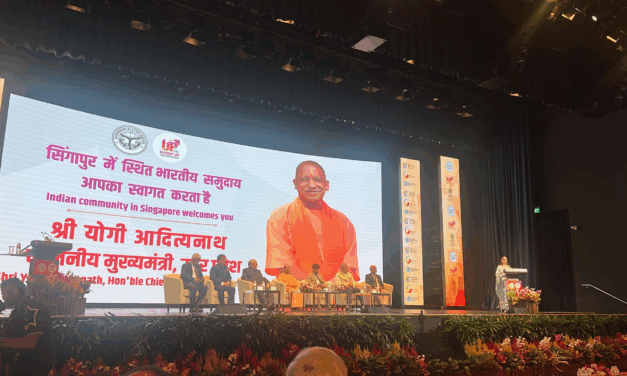 Yogi Adityanath Engages Indian Community in Singapore, Highlights Uttar Pradesh’s Investment and Development Priorities