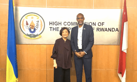 Rwanda High Commissioner Innocent B. Muhizi Meets Singapore Banking and MFA Officials to Explore Cooperation