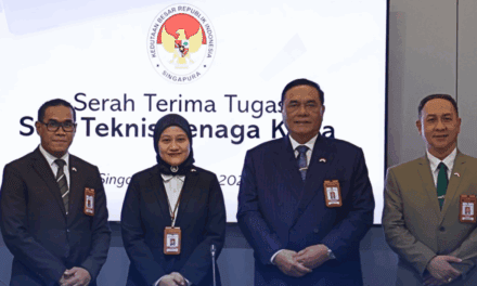 Indonesian Embassy in Singapore Conducts Handover of Labour Technical Staff
