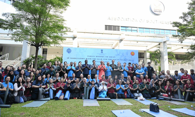 ASEAN Secretariat and Indian Mission to ASEAN Marked International Day of Yoga