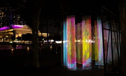 Indonesian sensory light installation spotlights creative innovation at Singapore festival