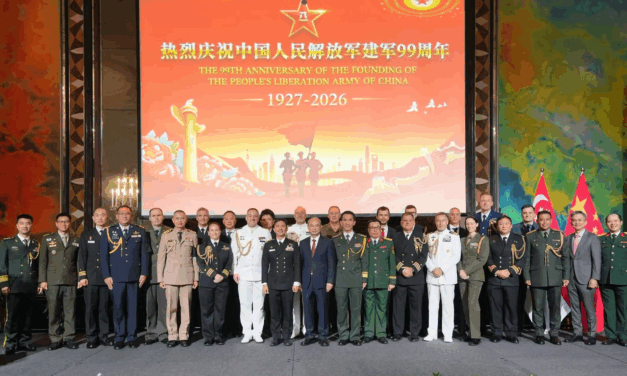 Chinese Ambassador Cao Zhongming Attends Reception Celebrating the 99th Anniversary of the Founding of the People’s Liberation Army of China