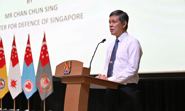 Minister Chan Chun Sing Presents Overseas Service Medals to 39 SAF Personnel
