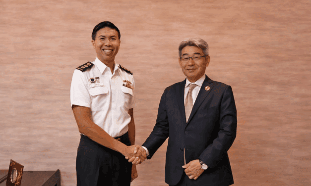 Singapore’s New Defence Attaché to Japan Pays Courtesy Call on Japanese Ambassador
