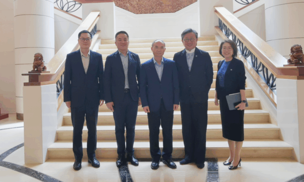 Ambassador Cao Zhongming Meets SJ Group CEO Sean Chiao to Discuss China Business Development