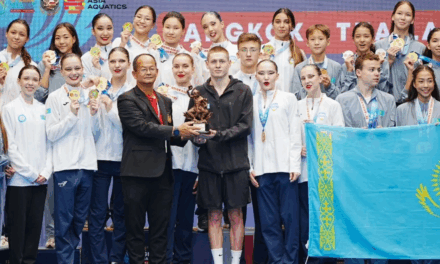 Kazakhstan Tops Artistic Swimming Team Standings at 12th Asian Age Group Aquatics Championships