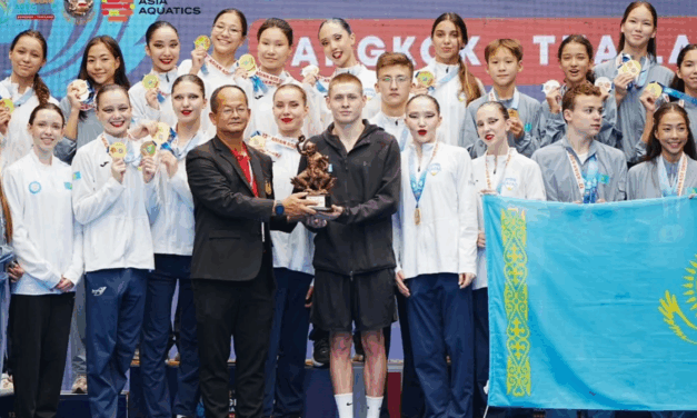 Kazakhstan Tops Artistic Swimming Team Standings at 12th Asian Age Group Aquatics Championships
