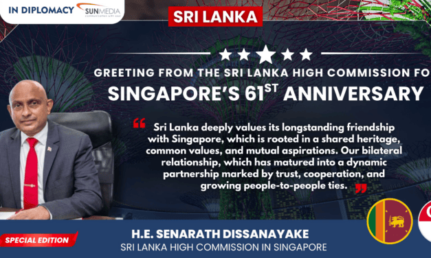 Sri Lanka’s High Commissioner H.E. Senarath Dissanayake Congratulates Singapore on Its 61st National Day, Celebrating Enduring Bilateral Friendship