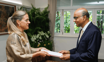 President Tharman Shanmugaratman Receives Credentials from Ambassadors of Israel, Switzerland and Kenya