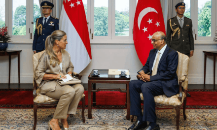 H.E. Alexandra Baumann Presents Credentials as Switzerland’s Ambassador to Singapore