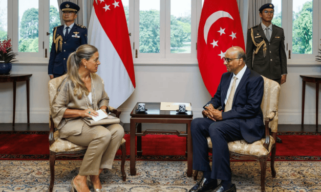 H.E. Alexandra Baumann Presents Credentials as Switzerland’s Ambassador to Singapore