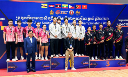 Cambodia Secures Three Silver Medals at 2026 SEA Badminton Championships