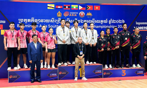 Cambodia Secures Three Silver Medals at 2026 SEA Badminton Championships
