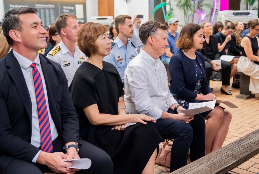 Guests seated at the Heritage in Harmony programme at Changi Chapel and Museum.