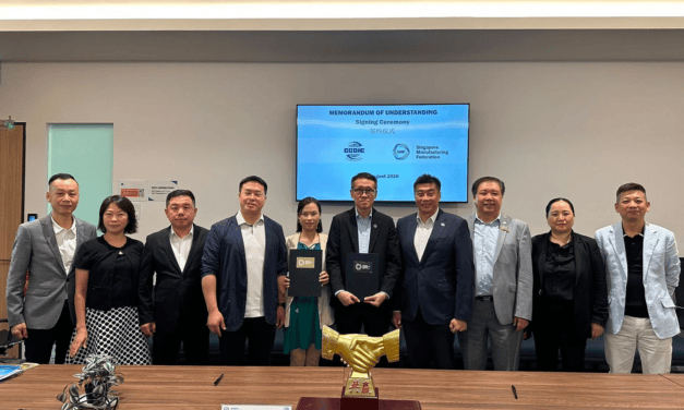 Singapore Manufacturing Federation and Guangzhou CCPIT Sign MOU in Singapore