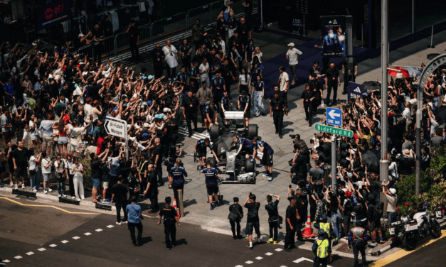 Mercedes-AMG Petronas F1 Team Brings Live Race Car Demonstration to Orchard Road