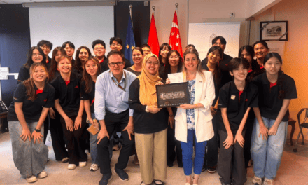 Temasek Polytechnic Delegation Visits Hungarian Embassy Prior to Study Trip in Hungary