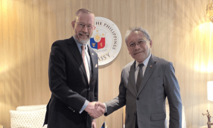 Irish Ambassador-designate Damien Cole Meets Philippine Ambassador in Singapore