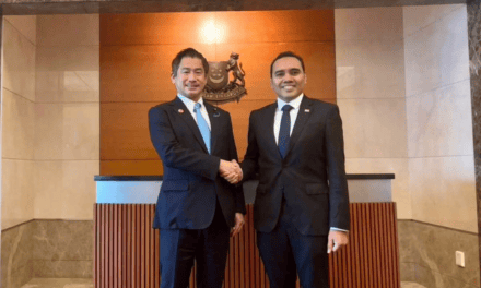 Japan Parliamentary Vice-Minister Onishi Yohei Visits Singapore During 60th Anniversary Year