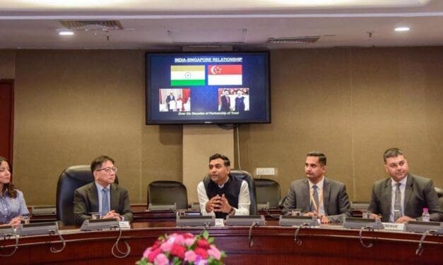 Singapore Foreign Service Officers Visit India for Training Programme