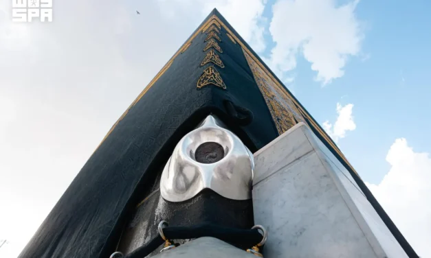 Saudi Arabia Maintains and Cares for the Black Stone at the Holy Kaaba in Makkah
