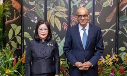 Ambassadors of ������, Lithuania and Ireland Present Credentials to President Tharman